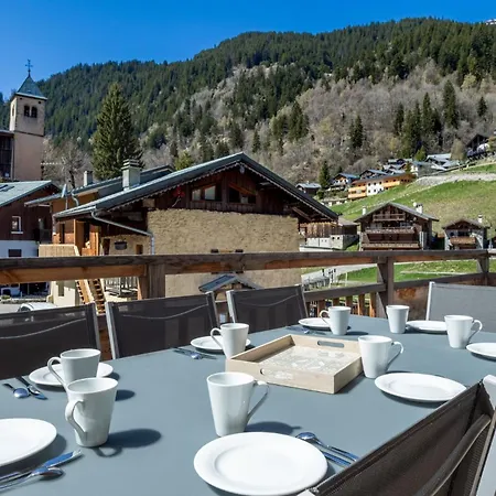 Montchavin - Appartement 6 pers, terrasse&vue montagne * La Plagne