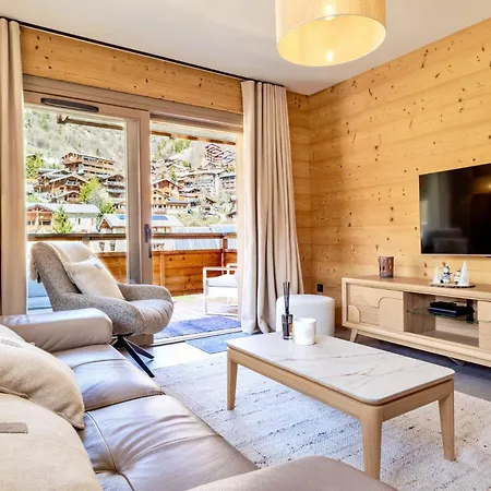 Montchavin - Appartement 6 pers, terrasse&vue montagne
